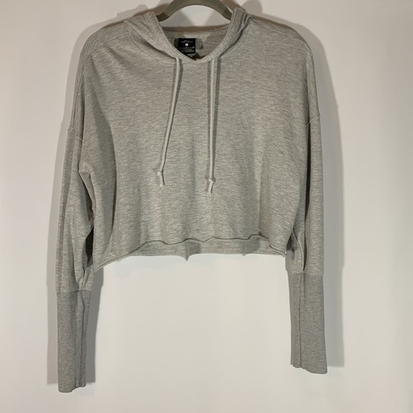 Nike Dri-Fit Grey Cropped Sweater - Picture 1 of 7